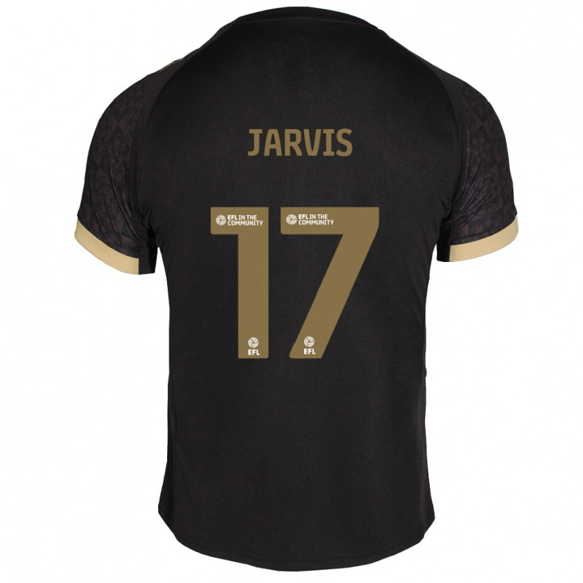 Danxen Mujer Camiseta Lulu Jarvis #17 Negro Dorado 2ª Equipación 2025/26 La Camisa