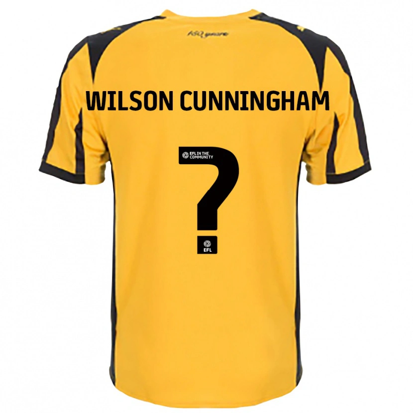 Danxen Mujer Camiseta Ava Wilson Cunningham #0 Naranja Negro 2ª Equipación 2025/26 La Camisa