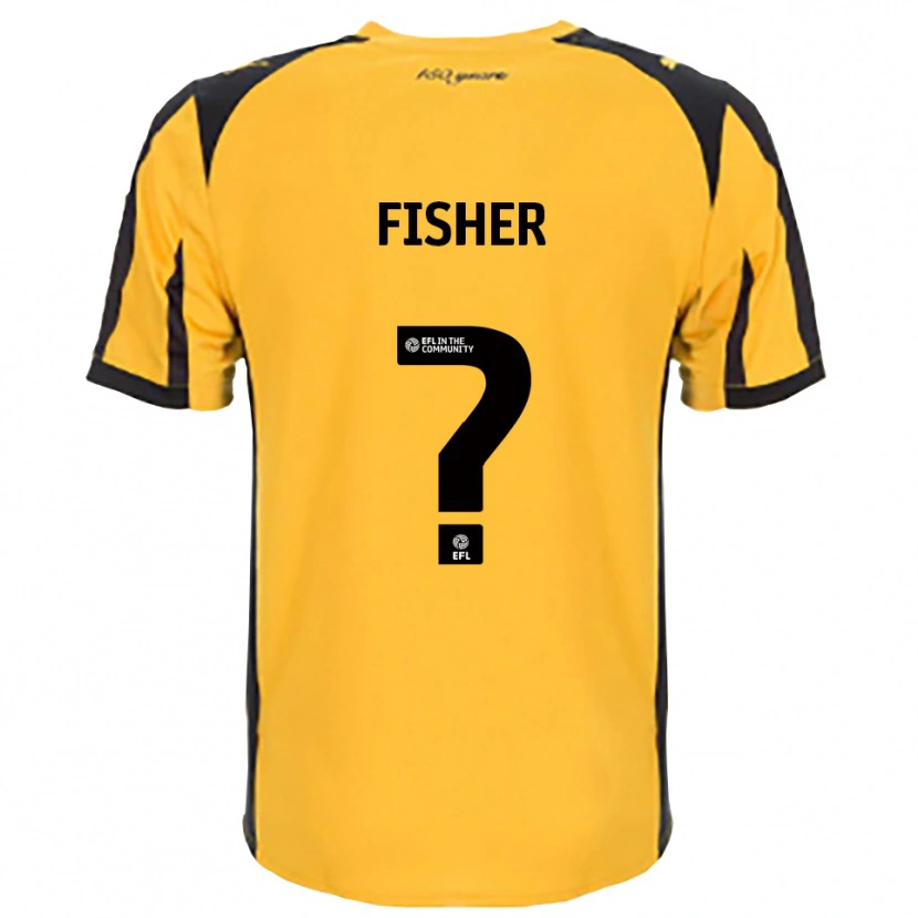 Danxen Mujer Camiseta Elijah Fisher #0 Naranja Negro 2ª Equipación 2025/26 La Camisa