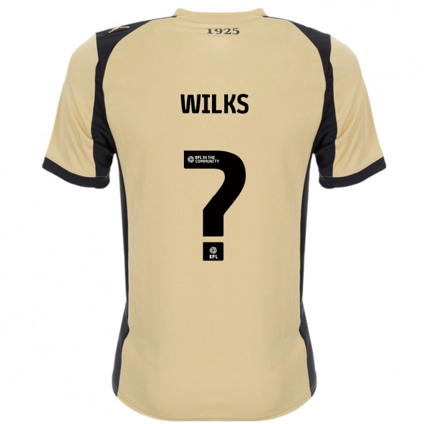 Danxen Mujer Camiseta Mallik Wilks #0 Dorado Negro 2ª Equipación 2025/26 La Camisa