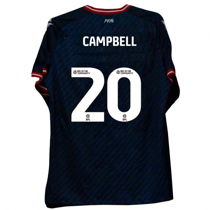 Danxen Mujer Camiseta Chem Campbell #20 Azul Marino Rojo 2ª Equipación 2025/26 La Camisa