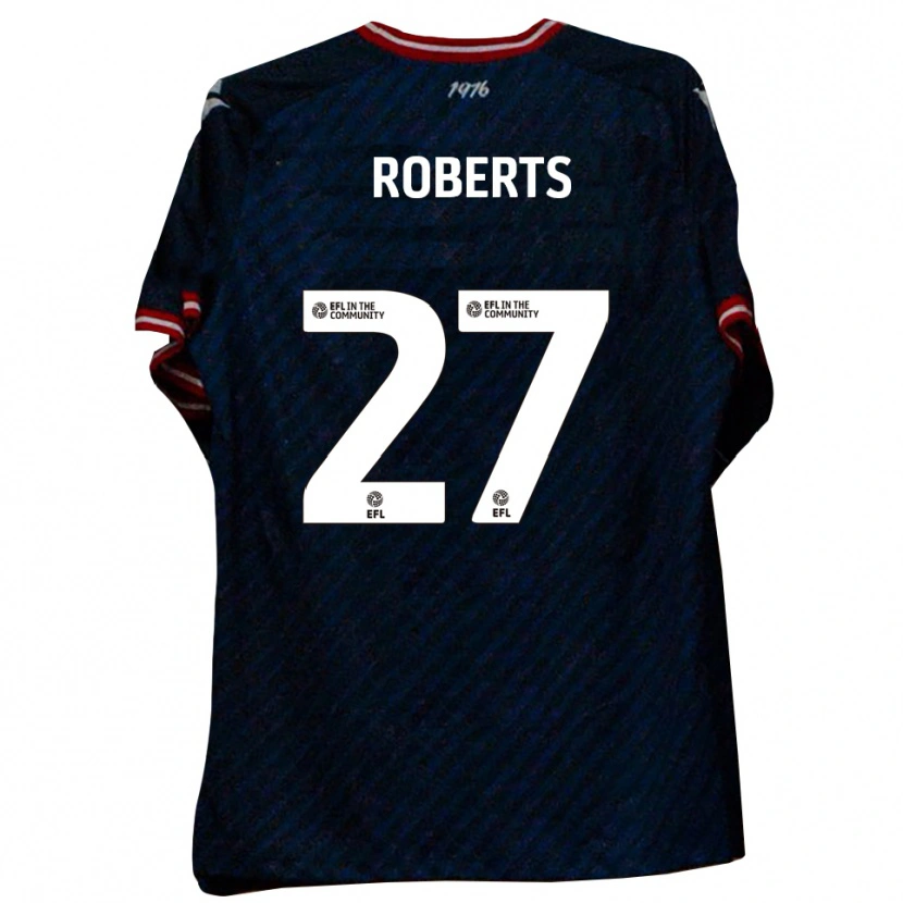Danxen Mujer Camiseta Mathaeus Roberts #27 Azul Marino Rojo 2ª Equipación 2025/26 La Camisa