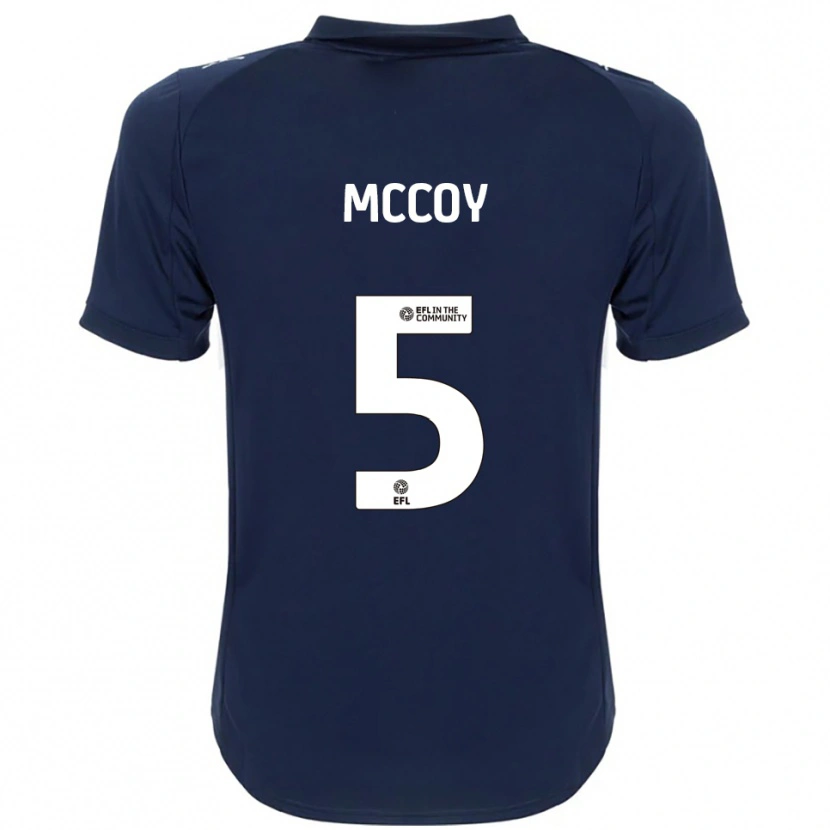 Danxen Mujer Camiseta Libby Mccoy #5 Azul Marino Blanco 2ª Equipación 2025/26 La Camisa