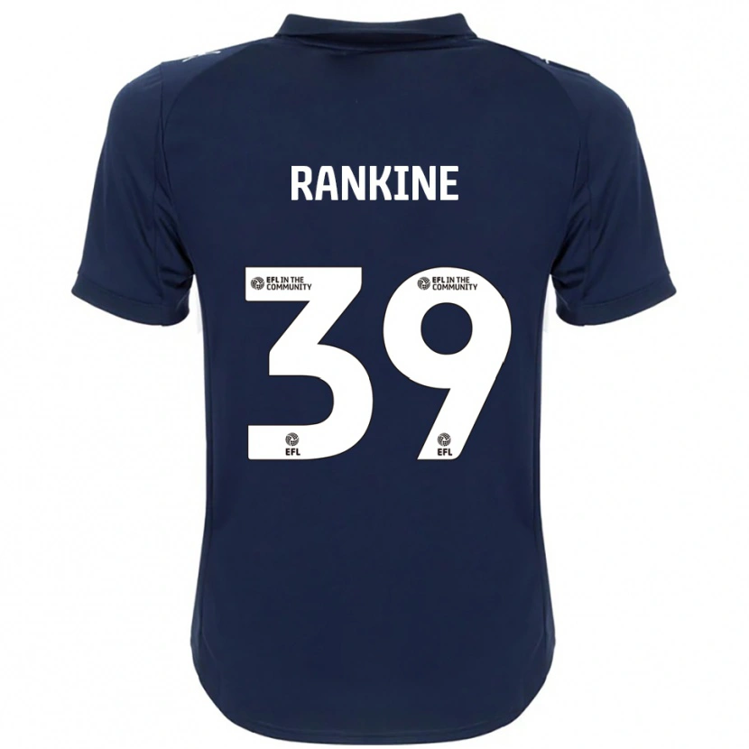 Danxen Mujer Camiseta Dion Rankine #39 Azul Marino Blanco 2ª Equipación 2025/26 La Camisa