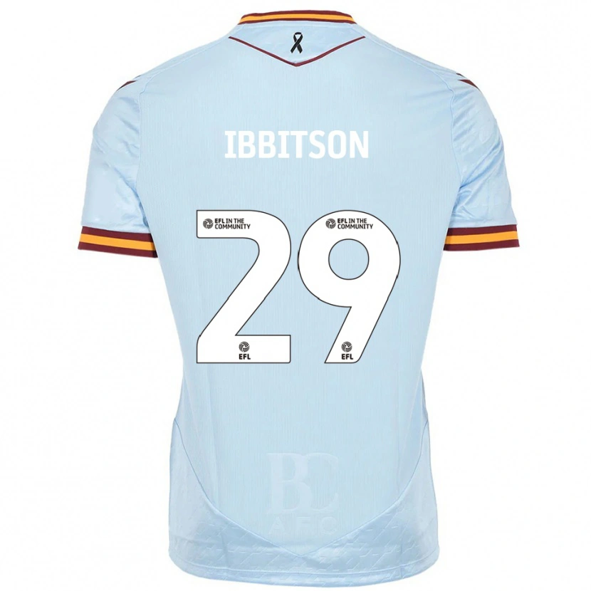 Danxen Mujer Camiseta Harry Ibbitson #29 Celeste 2ª Equipación 2025/26 La Camisa