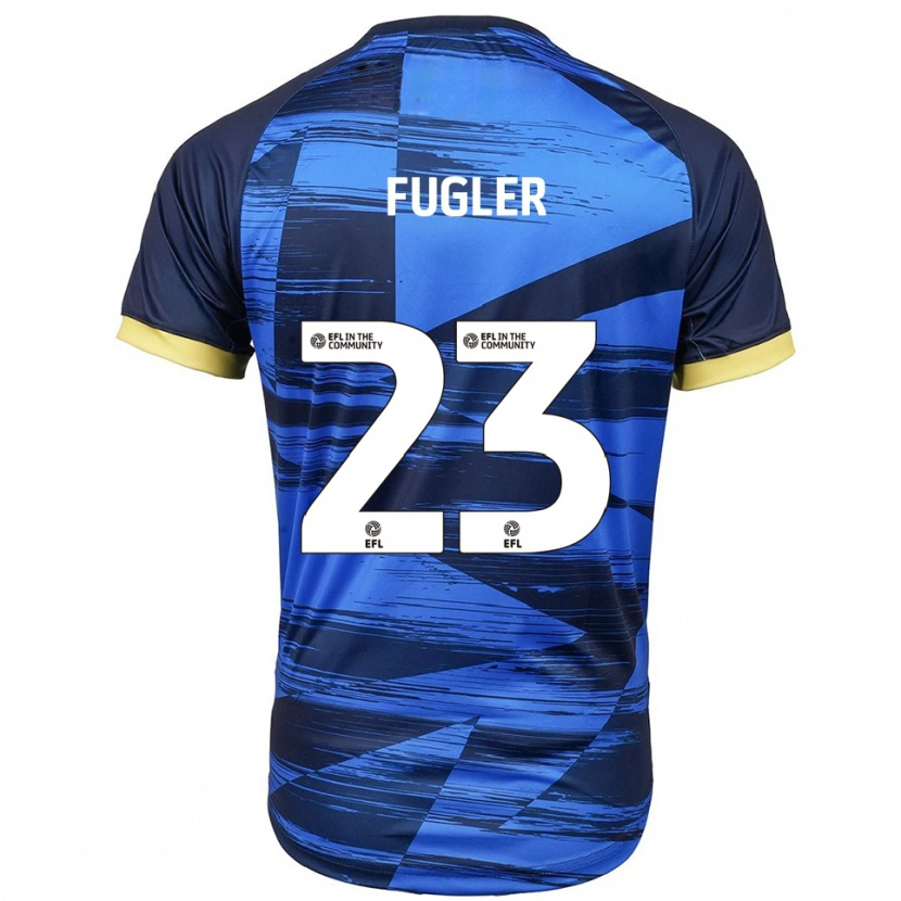 Danxen Mujer Camiseta Millie Fugler #23 Azul Azul Marino 2ª Equipación 2025/26 La Camisa
