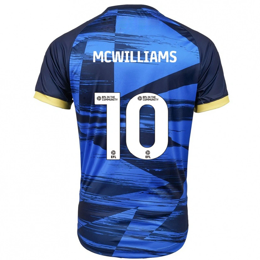 Danxen Mujer Camiseta Hannah Mcwilliams #10 Azul Azul Marino 2ª Equipación 2025/26 La Camisa