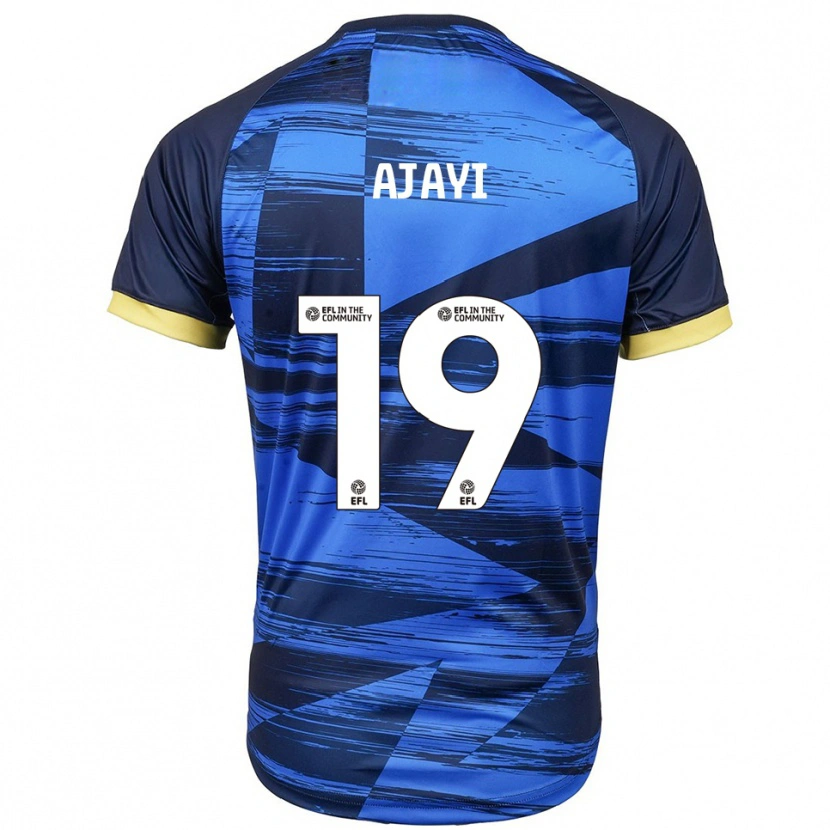 Danxen Mujer Camiseta Damola Ajayi #19 Azul Azul Marino 2ª Equipación 2025/26 La Camisa