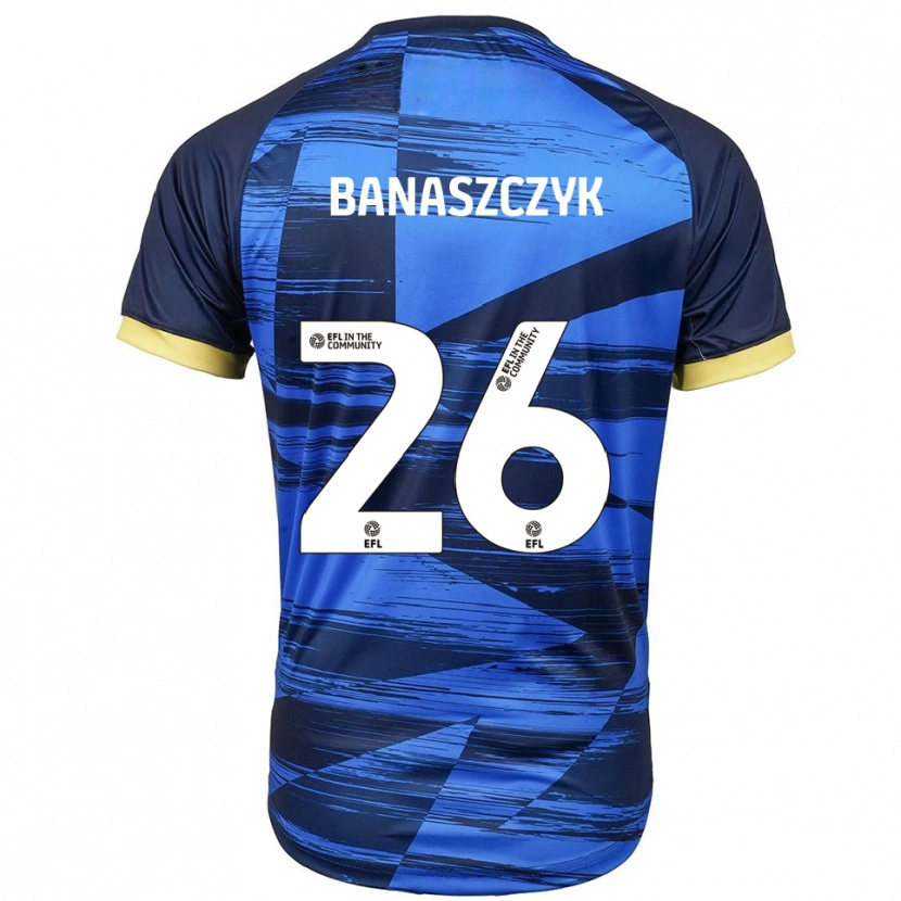 Danxen Mujer Camiseta Natalie Banaszczyk #26 Azul Azul Marino 2ª Equipación 2025/26 La Camisa