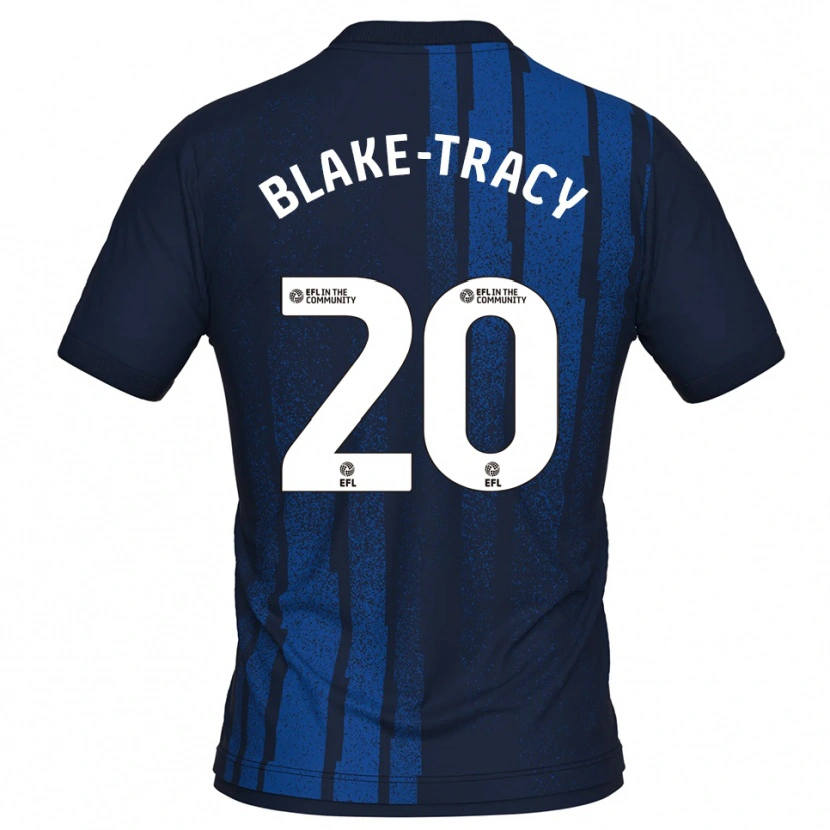 Danxen Mujer Camiseta Frazer Blake-Tracy #20 Azul Marino Blanco 2ª Equipación 2025/26 La Camisa