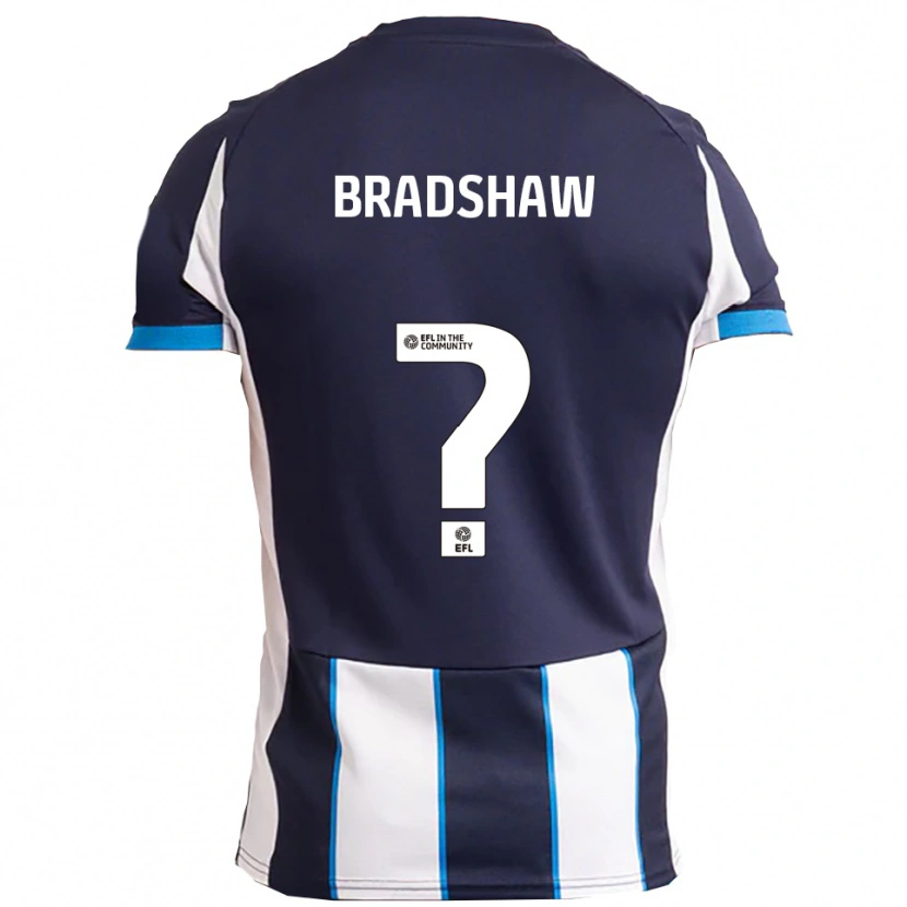 Danxen Mujer Camiseta Emily Bradshaw #0 Blanco Azul Marino 2ª Equipación 2025/26 La Camisa