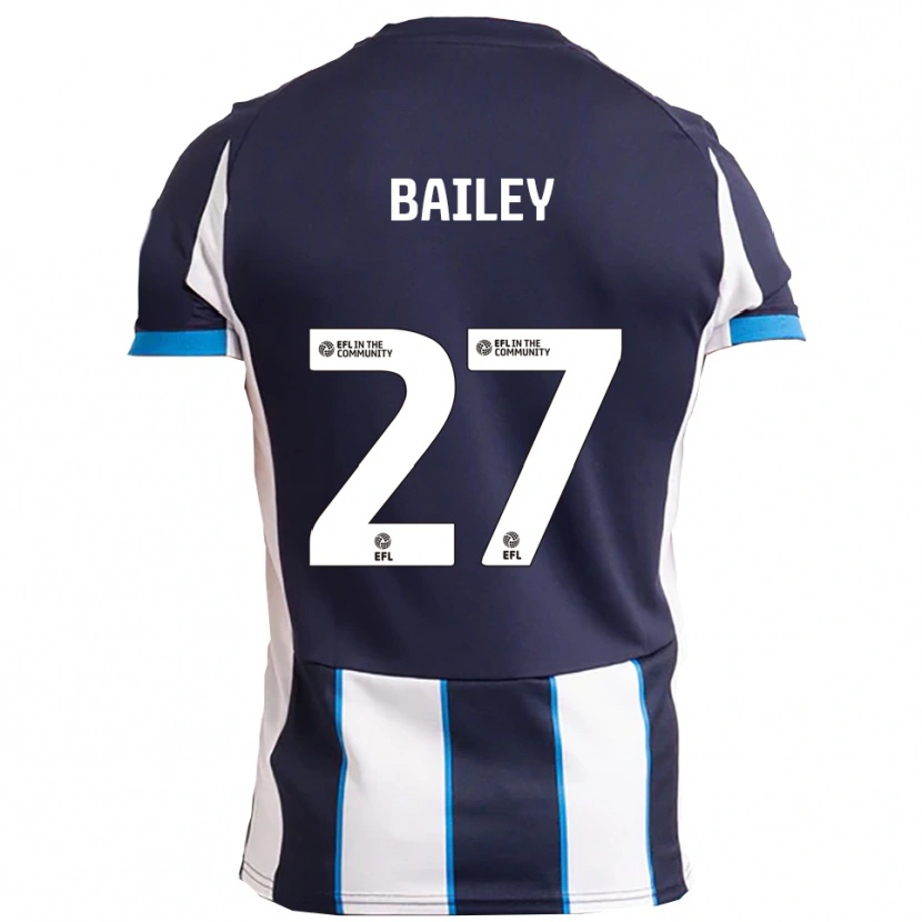 Danxen Mujer Camiseta Odin Bailey #27 Blanco Azul Marino 2ª Equipación 2025/26 La Camisa