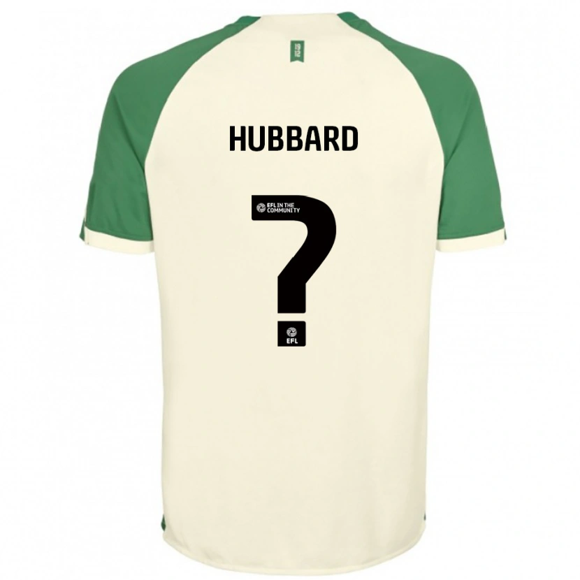Danxen Mujer Camiseta Eva Hubbard #0 Blanco Hueso Verde 2ª Equipación 2025/26 La Camisa