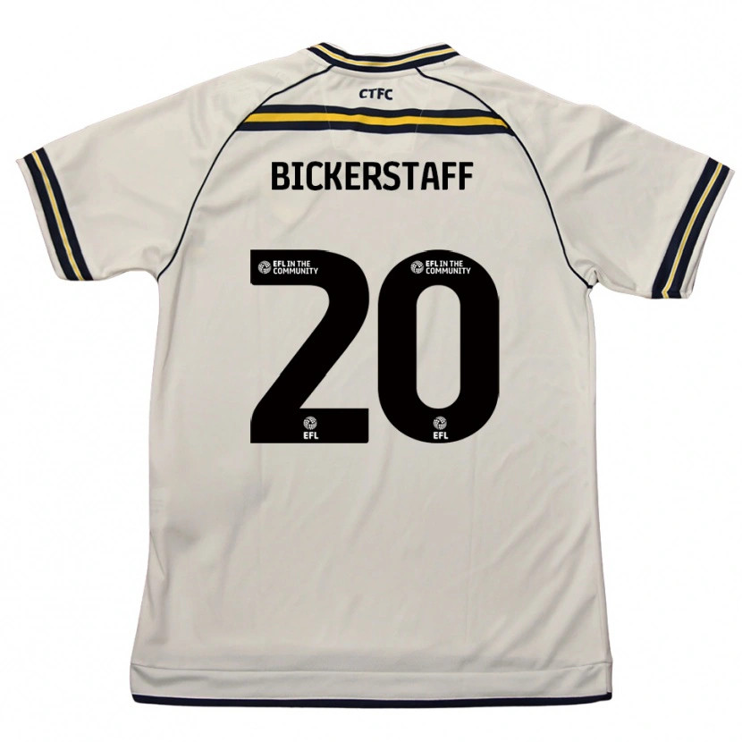 Danxen Mujer Camiseta Jake Bickerstaff #20 Blanco Azul Marino 2ª Equipación 2025/26 La Camisa