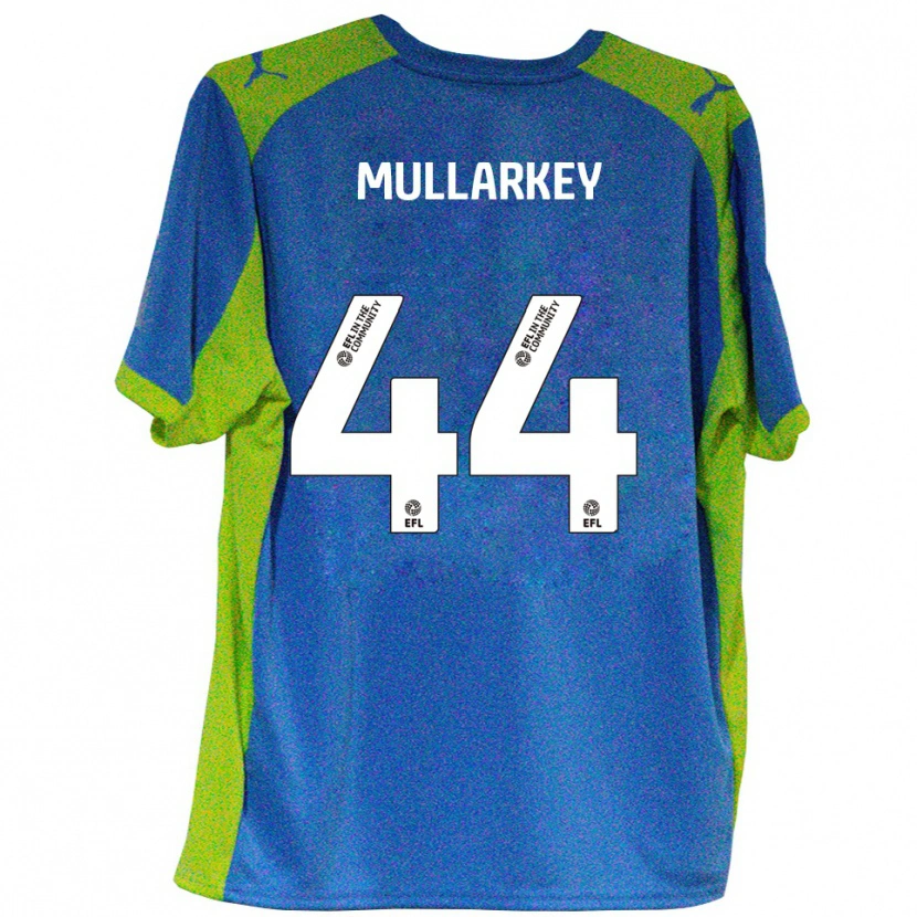 Danxen Mujer Camiseta Toby Mullarkey #44 Celeste Amarillo 2ª Equipación 2025/26 La Camisa
