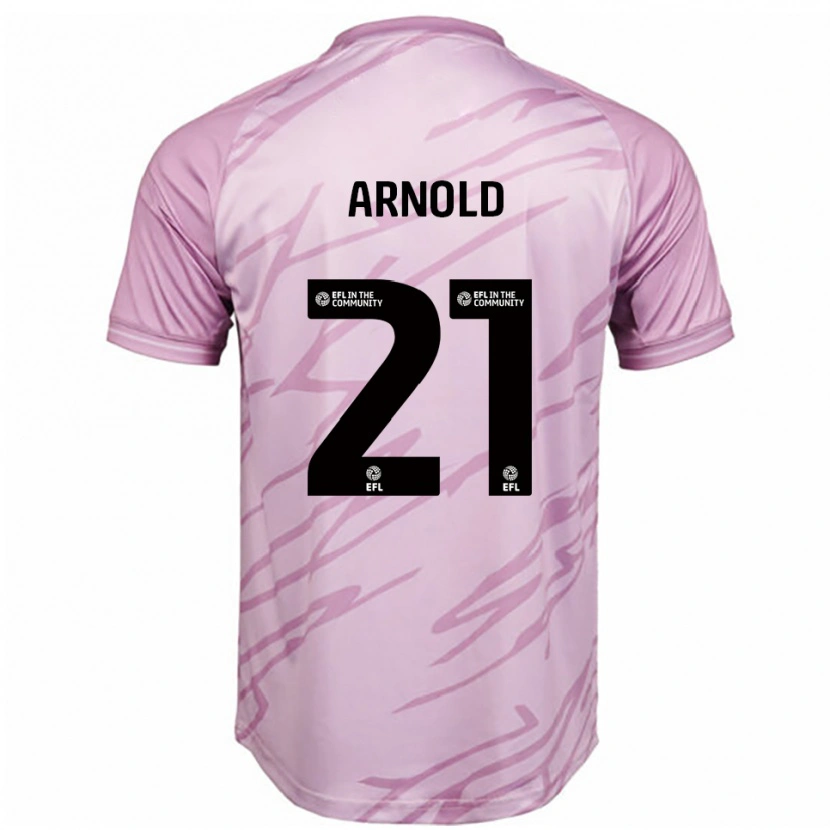 Danxen Mujer Camiseta Hetty Arnold #21 Rosa Negro 2ª Equipación 2025/26 La Camisa