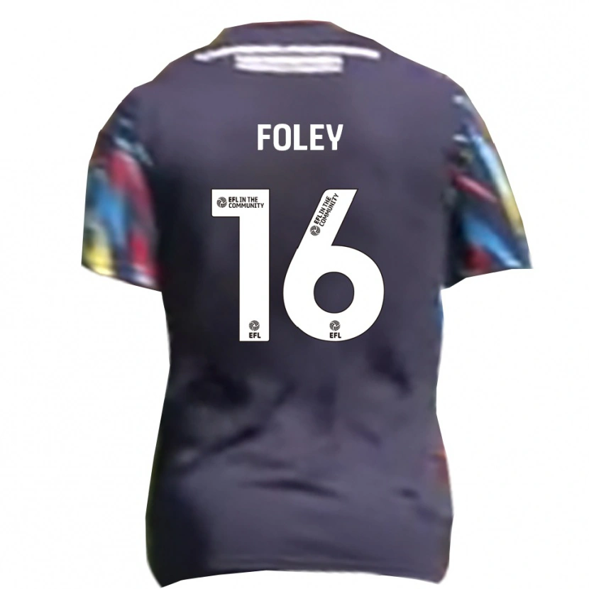 Danxen Mujer Camiseta Sam Foley #16 Azul Marino Amarillo Rojo 2ª Equipación 2025/26 La Camisa