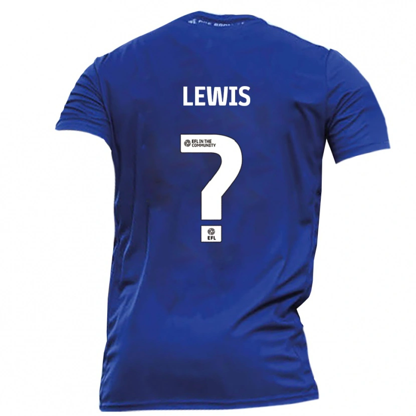 Danxen Mujer Camiseta Ramone Lewis #0 Azul Blanco 2ª Equipación 2025/26 La Camisa