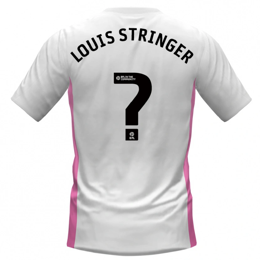 Danxen Mujer Camiseta Ashton Louis Stringer #0 Blanco Rojo 2ª Equipación 2025/26 La Camisa