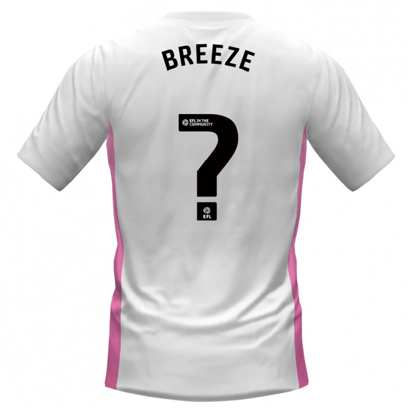 Danxen Mujer Camiseta Meghan Breeze #0 Blanco Rojo 2ª Equipación 2025/26 La Camisa