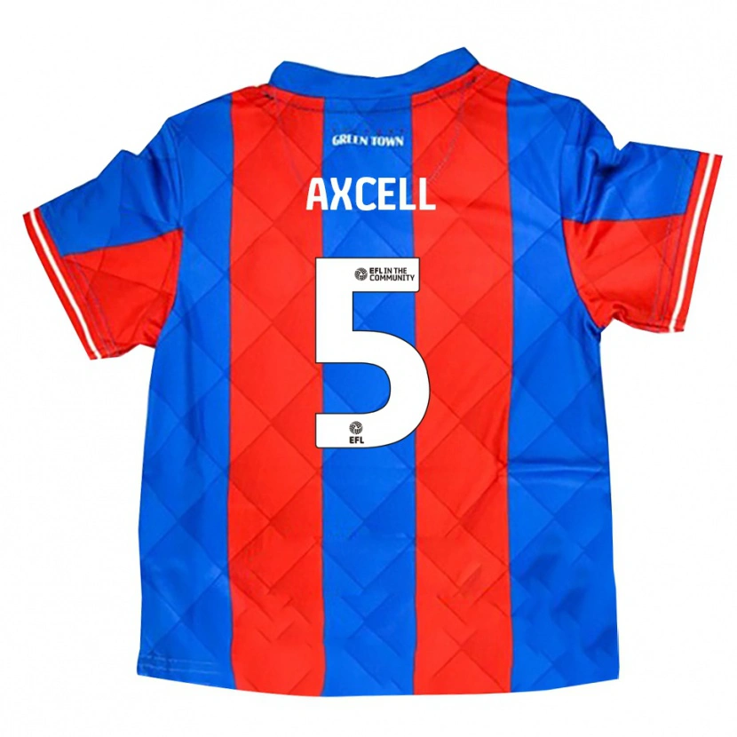 Danxen Mujer Camiseta Finley Axcell #5 Azul Rojo Blanco 2ª Equipación 2025/26 La Camisa
