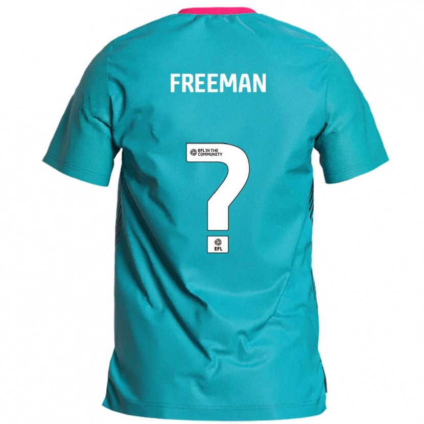 Danxen Mujer Camiseta Tallulah Freeman #0 Celeste Rosa 2ª Equipación 2025/26 La Camisa