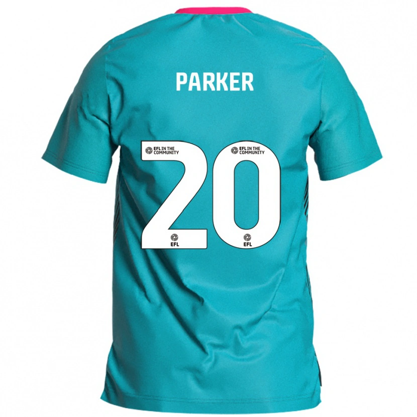 Danxen Mujer Camiseta Charley Parker #20 Celeste Rosa 2ª Equipación 2025/26 La Camisa