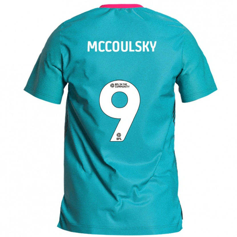 Danxen Mujer Camiseta Shawn Mccoulsky #9 Celeste Rosa 2ª Equipación 2025/26 La Camisa