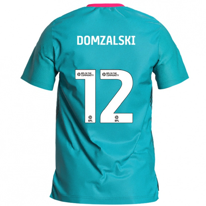 Danxen Mujer Camiseta Ollie Domzalski #12 Celeste Rosa 2ª Equipación 2025/26 La Camisa