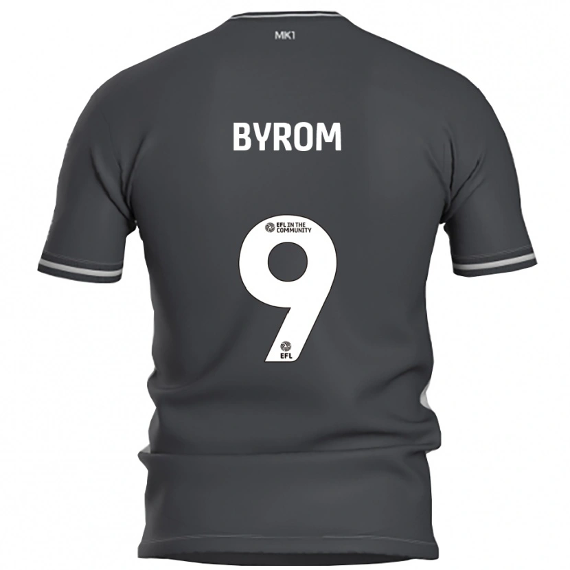 Danxen Mujer Camiseta Sophie Byrom #9 Gris Plata 2ª Equipación 2025/26 La Camisa