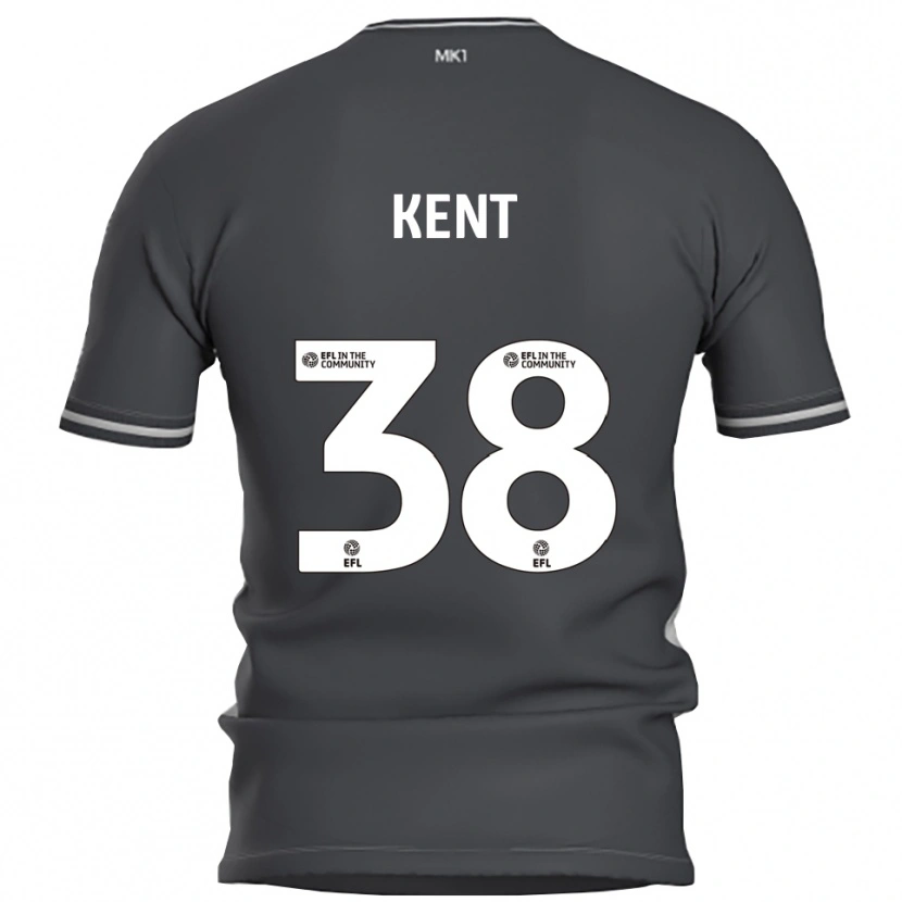 Danxen Mujer Camiseta Isabelle Kent #38 Gris Plata 2ª Equipación 2025/26 La Camisa