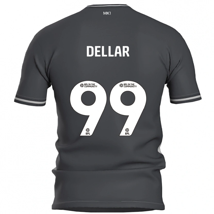 Danxen Mujer Camiseta Megan Dellar #99 Gris Plata 2ª Equipación 2025/26 La Camisa