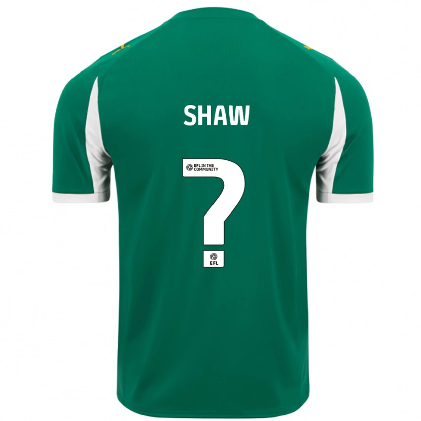 Danxen Mujer Camiseta Ashton Shaw #0 Verde Blanco 2ª Equipación 2025/26 La Camisa