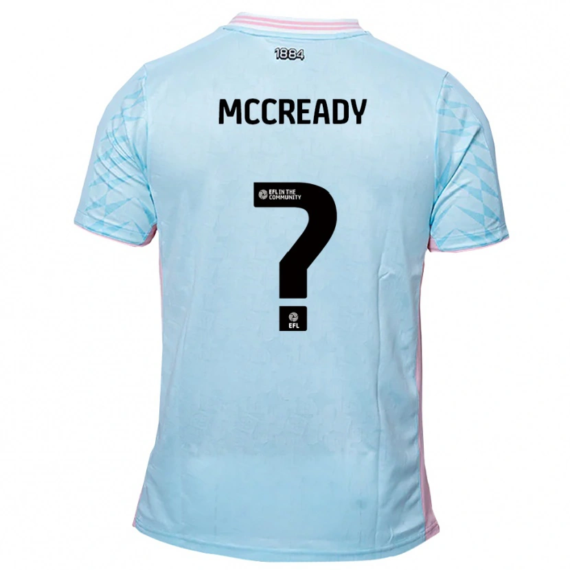 Danxen Mujer Camiseta Anya Mccready #0 Celeste Rosa 2ª Equipación 2025/26 La Camisa