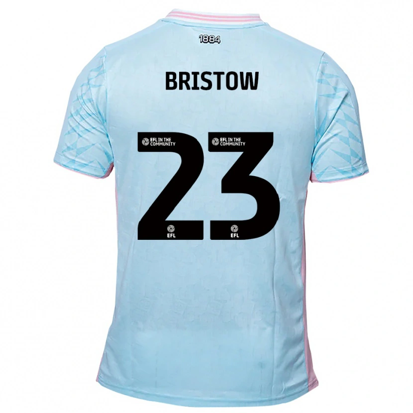 Danxen Mujer Camiseta Ethan Bristow #23 Celeste Rosa 2ª Equipación 2025/26 La Camisa