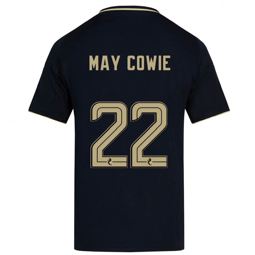 Danxen Mujer Camiseta Ellie May Cowie #22 Azul Marino Dorado 2ª Equipación 2025/26 La Camisa