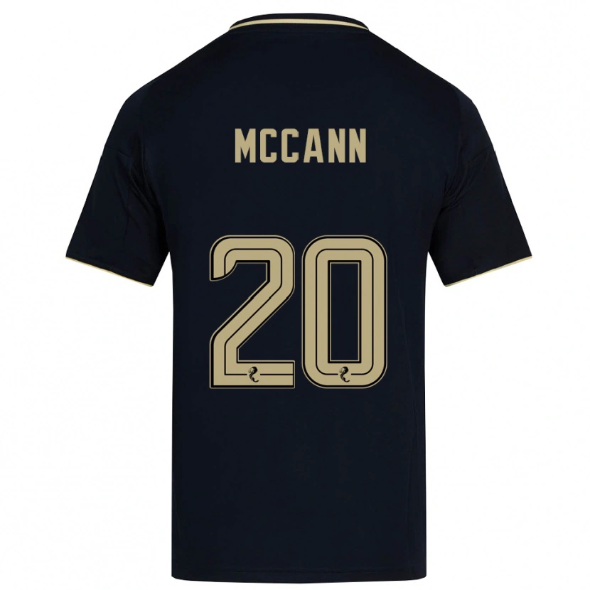 Danxen Mujer Camiseta Annalisa Mccann #20 Azul Marino Dorado 2ª Equipación 2025/26 La Camisa