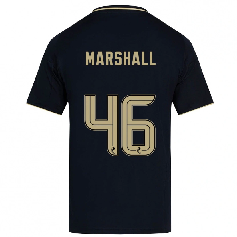 Danxen Mujer Camiseta Findlay Marshall #46 Azul Marino Dorado 2ª Equipación 2025/26 La Camisa