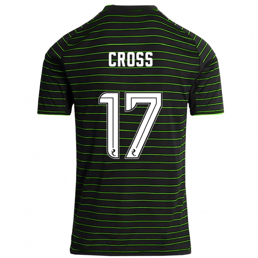 Danxen Mujer Camiseta Morgan Cross #17 Negro Verde 2ª Equipación 2025/26 La Camisa