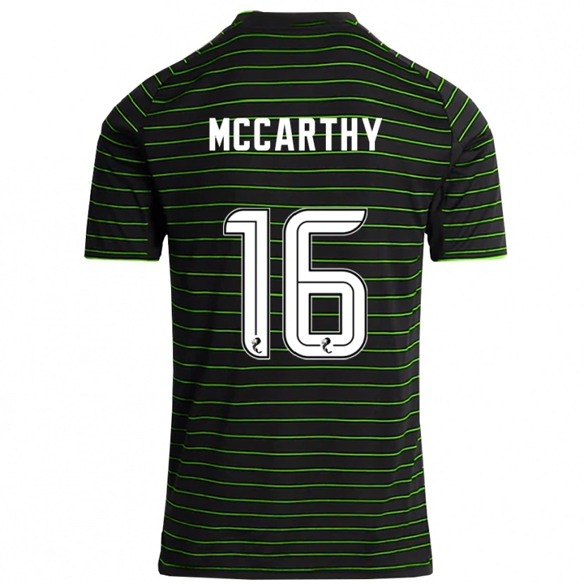 Danxen Mujer Camiseta James Mccarthy #16 Negro Verde 2ª Equipación 2025/26 La Camisa