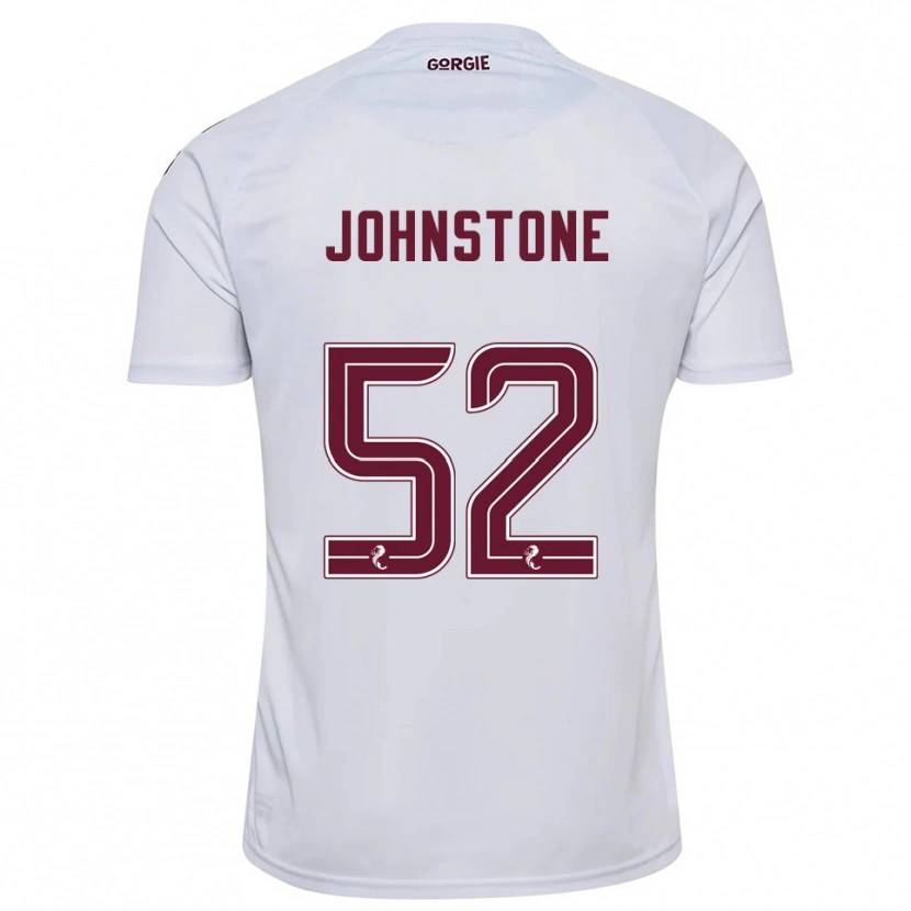 Danxen Mujer Camiseta Rachael Johnstone #52 Blanco Borgoña 2ª Equipación 2025/26 La Camisa