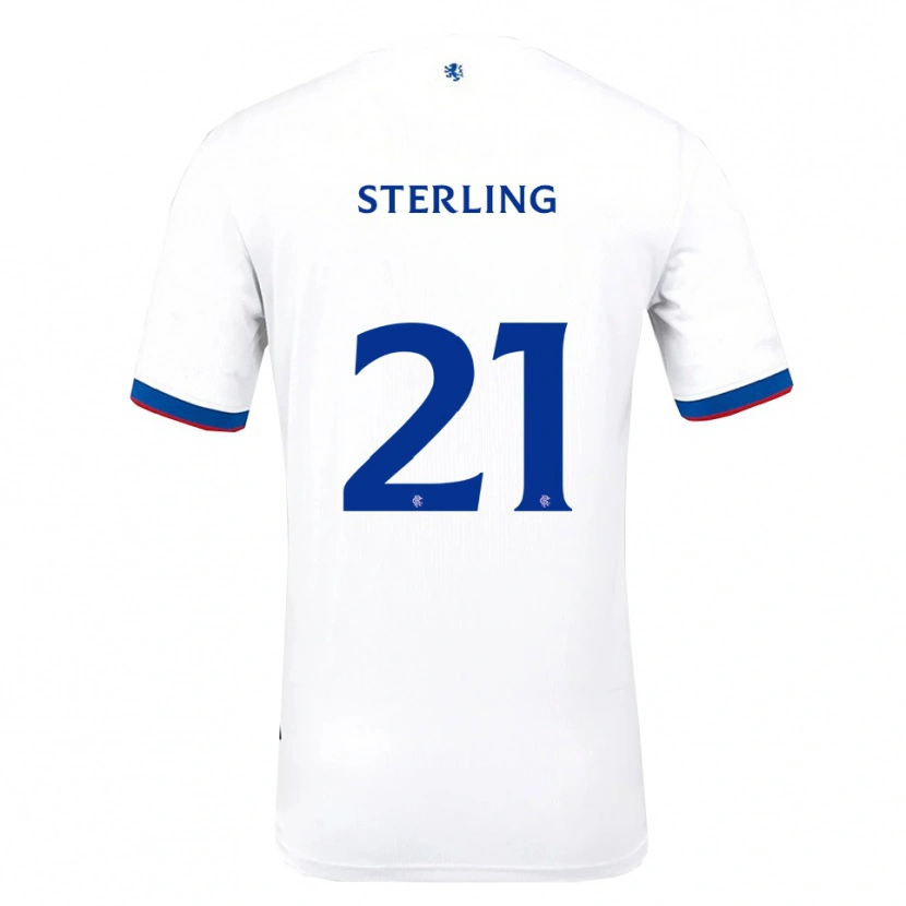 Danxen Mujer Camiseta Dujon Sterling #21 Blanco Rojo Azul 2ª Equipación 2025/26 La Camisa