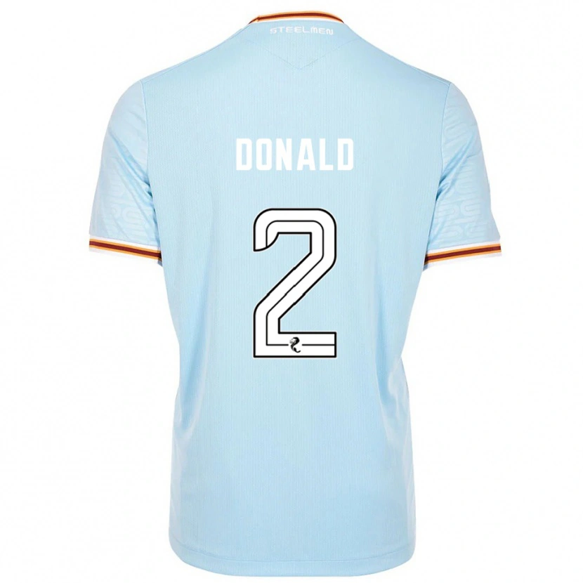 Danxen Mujer Camiseta Eve Donald #2 Celeste 2ª Equipación 2025/26 La Camisa
