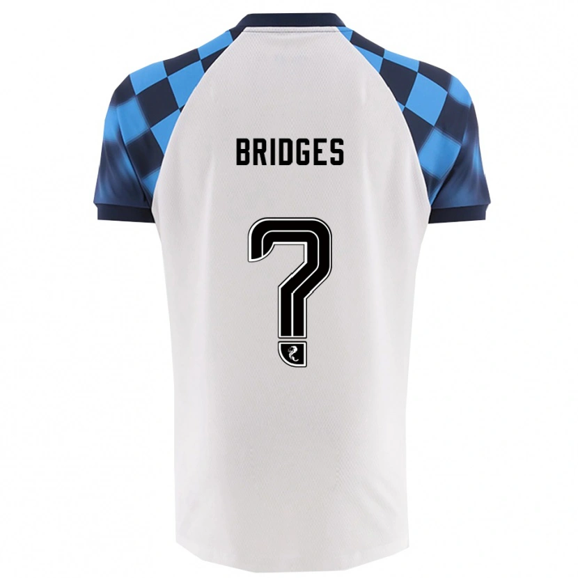 Danxen Mujer Camiseta Iona Bridges #0 Blanco Celeste 2ª Equipación 2025/26 La Camisa