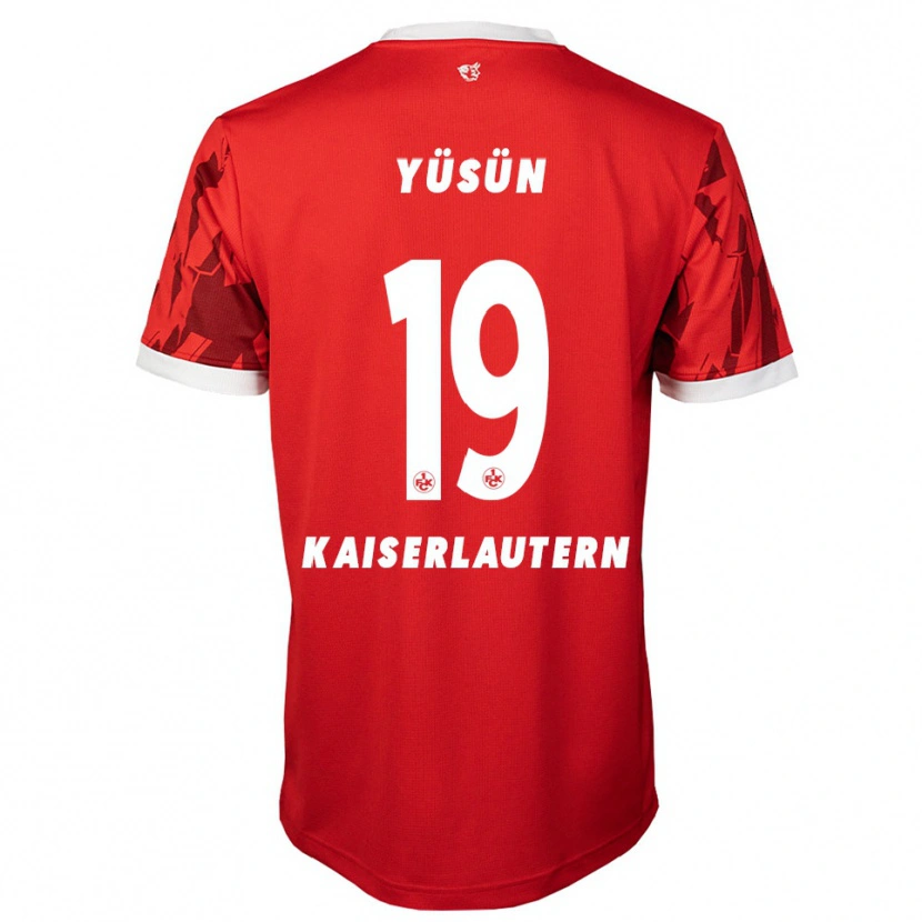Danxen Niño Camiseta Marvin Yüsün #19 Rojo Blanco 1ª Equipación 2025/26 La Camisa