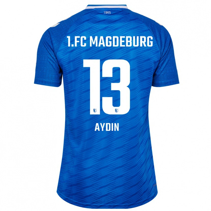 Danxen Niño Camiseta Kenan Aydin #13 Azul Blanco 1ª Equipación 2025/26 La Camisa