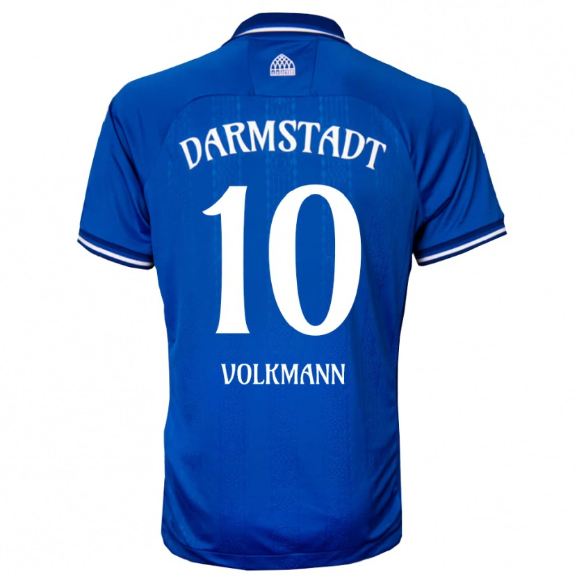 Danxen Niño Camiseta Japhet Volkmann #10 Azul Blanco 1ª Equipación 2025/26 La Camisa