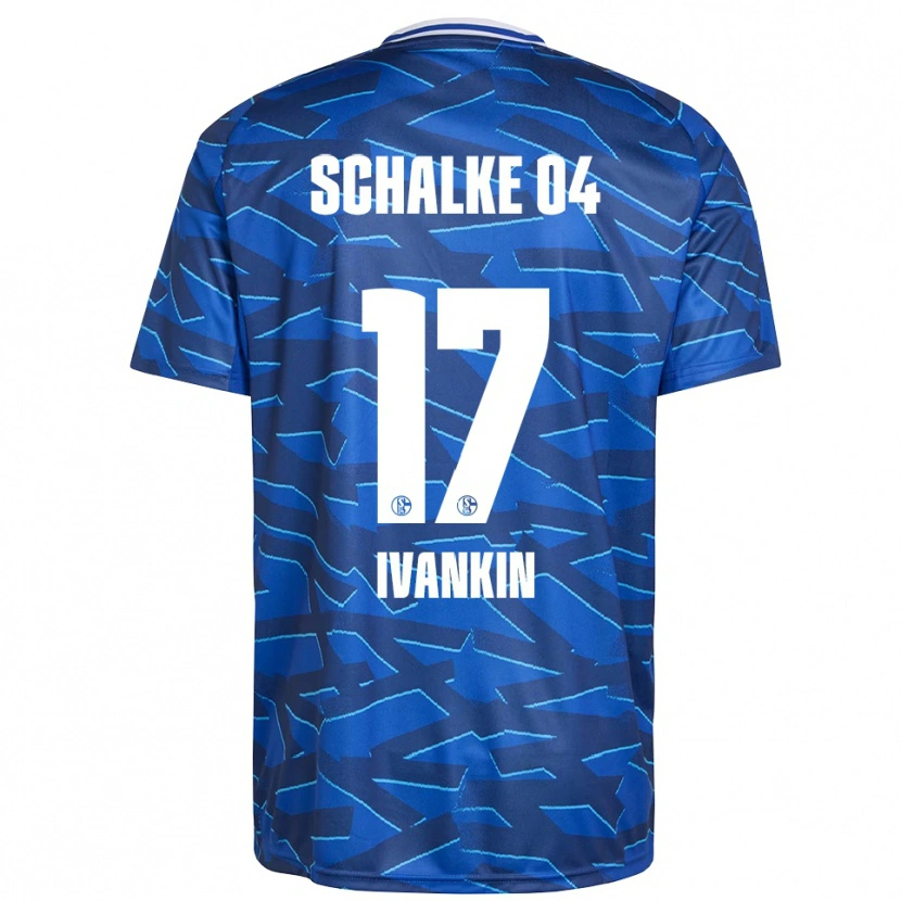 Danxen Niño Camiseta Alexander Ivankin #17 Azul Real Blanco 1ª Equipación 2025/26 La Camisa