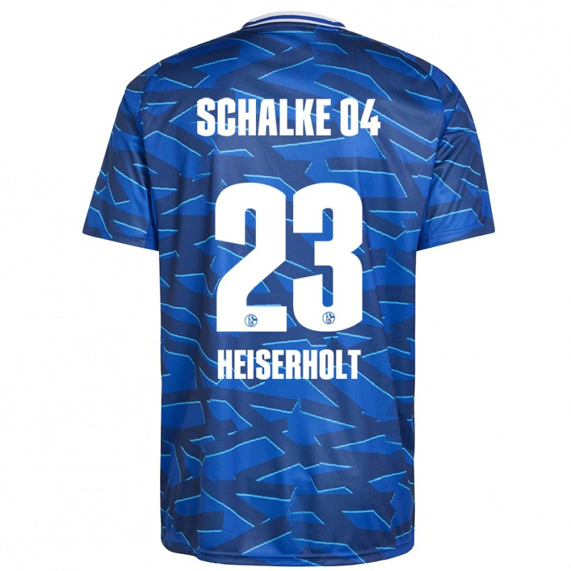 Danxen Niño Camiseta Finn Heiserholt #23 Azul Real Blanco 1ª Equipación 2025/26 La Camisa