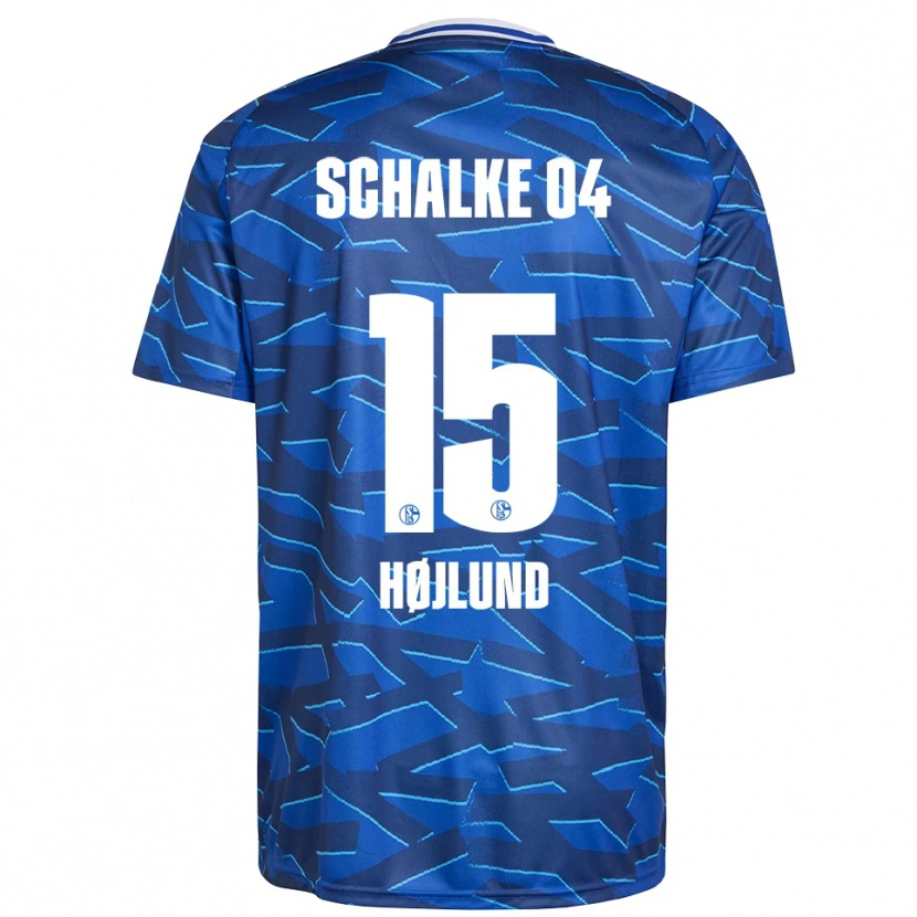 Danxen Niño Camiseta Emil Højlund #15 Azul Real Blanco 1ª Equipación 2025/26 La Camisa